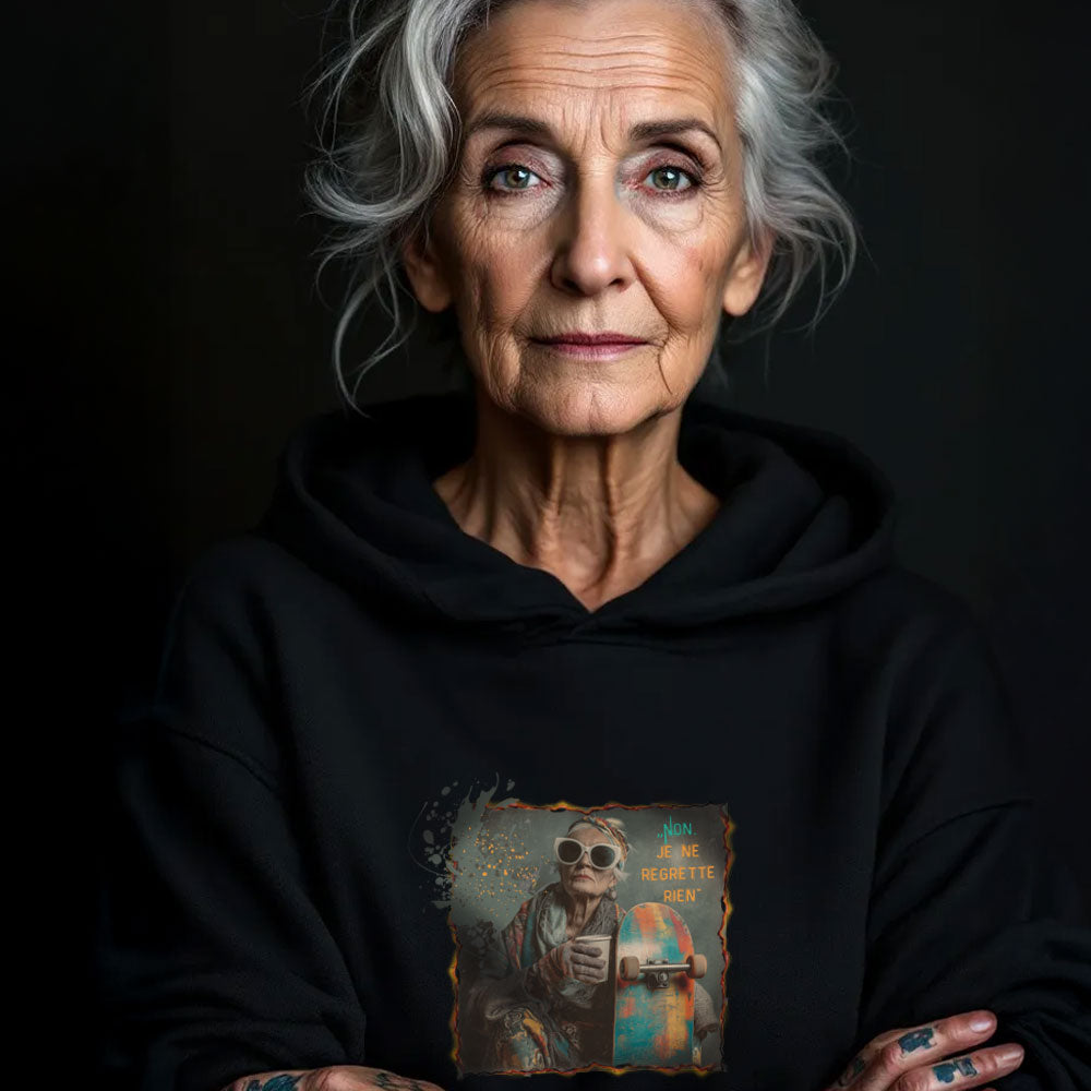 Bügelbild “Ich bereue nichts&quot;