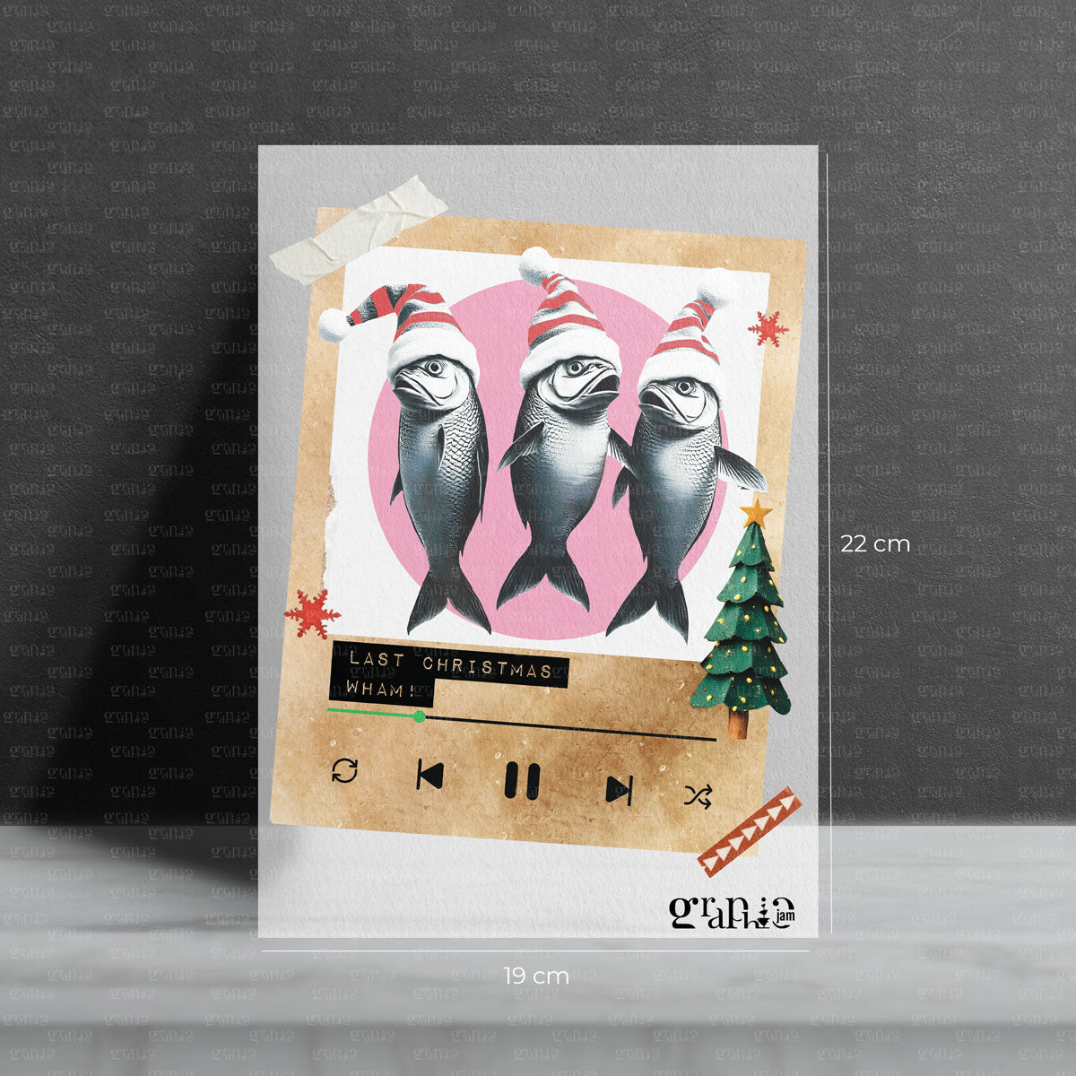 Bügelbild &quot;Last Christmas&quot; - XMAS Special - Graphic Jam 