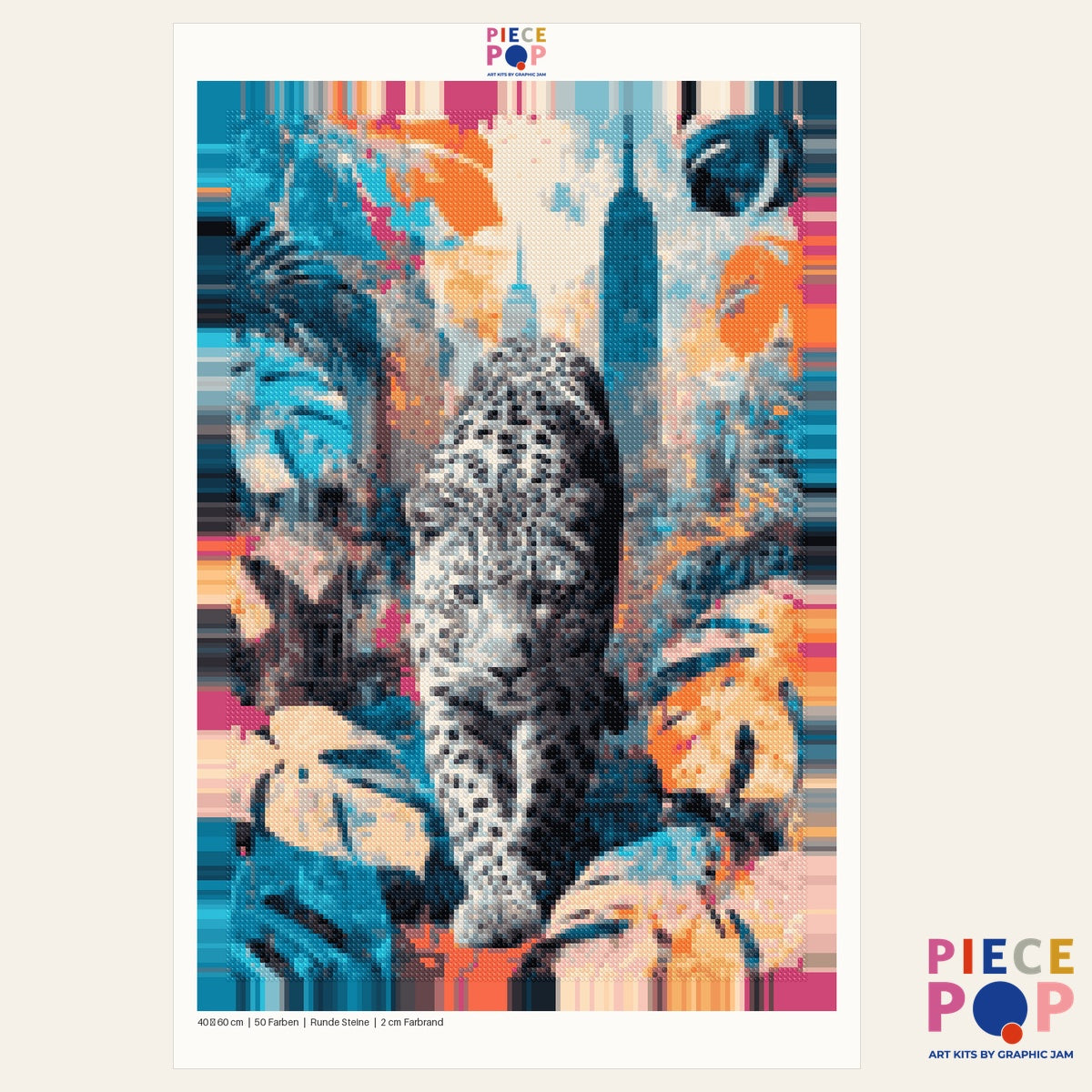 Diamond Painting - Leopard City