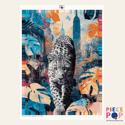 Diamond Painting - Leopard City