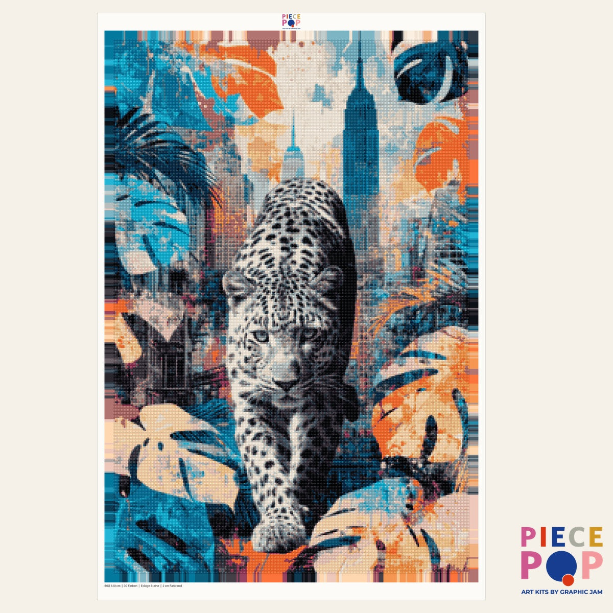 Diamond Painting - Leopard City
