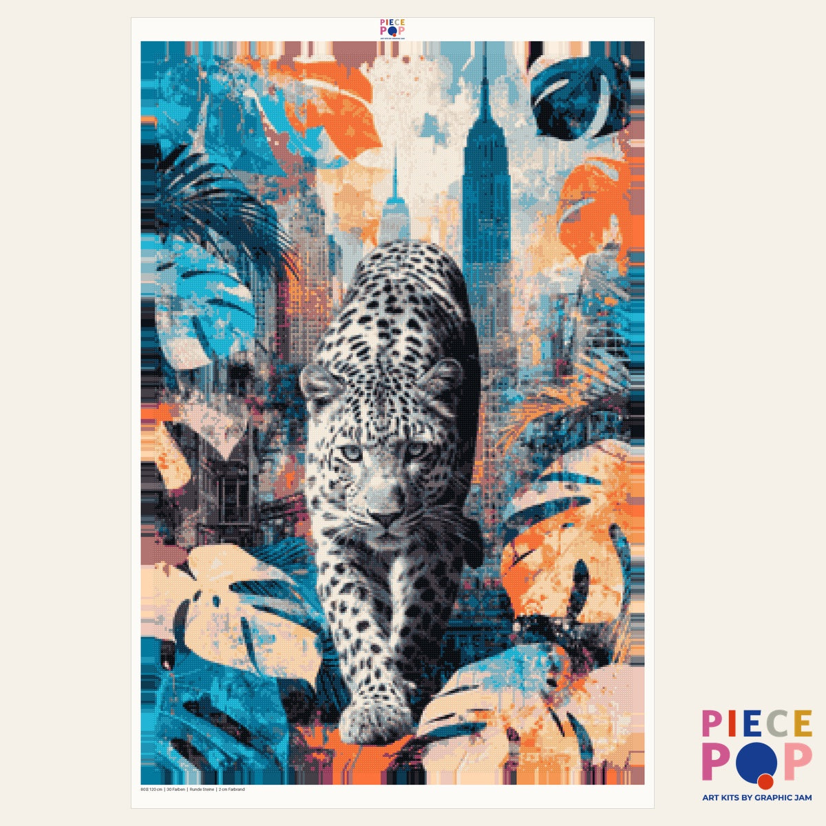 Diamond Painting - Leopard City