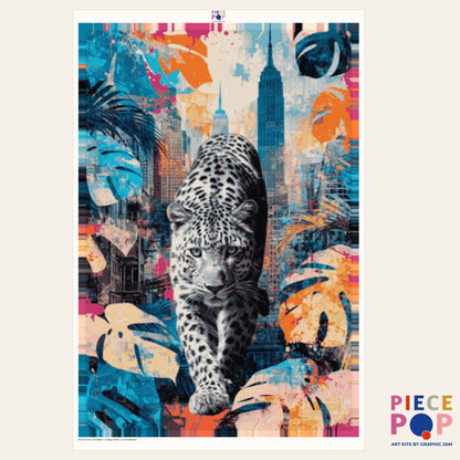 Diamond Painting - Leopard City