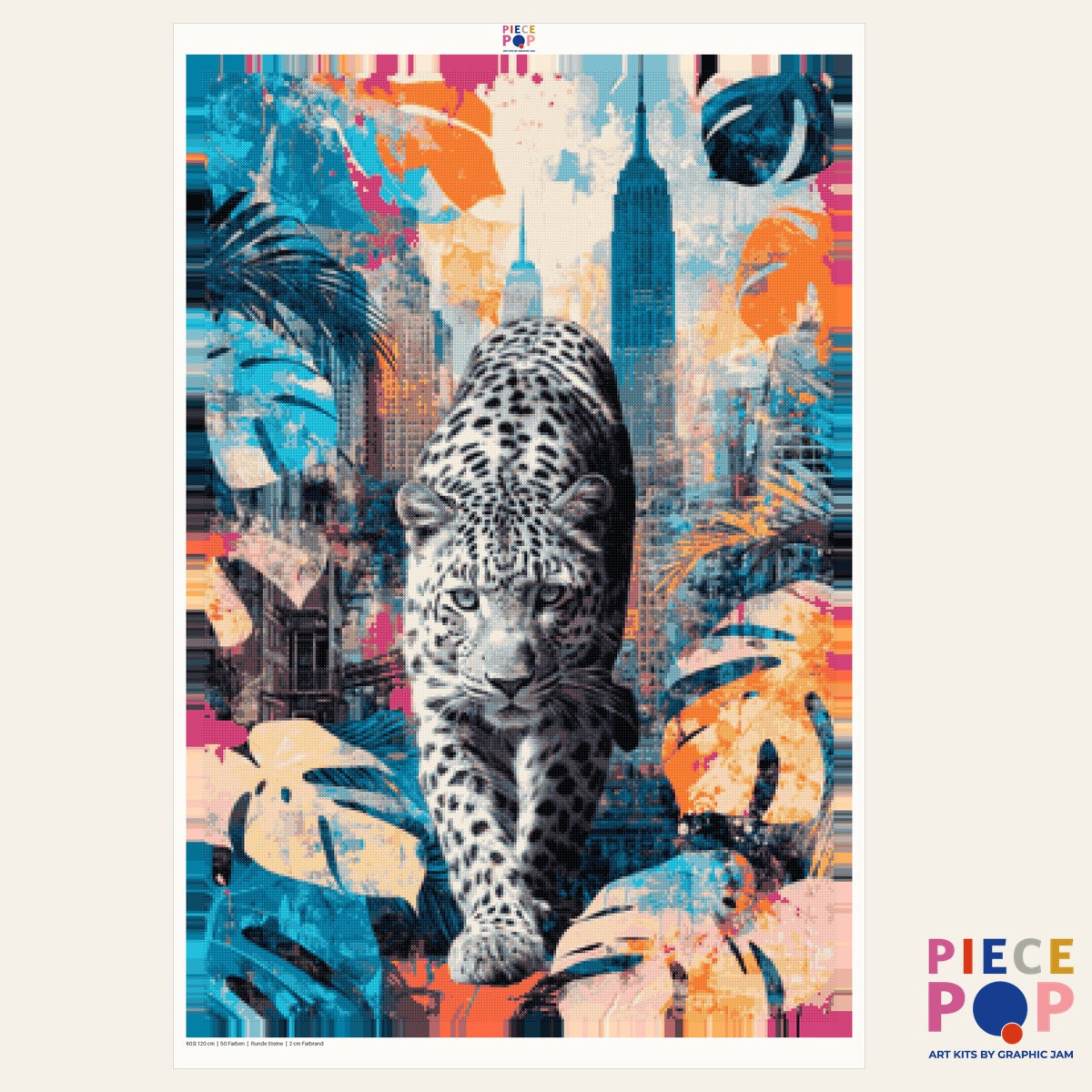 Diamond Painting - Leopard City
