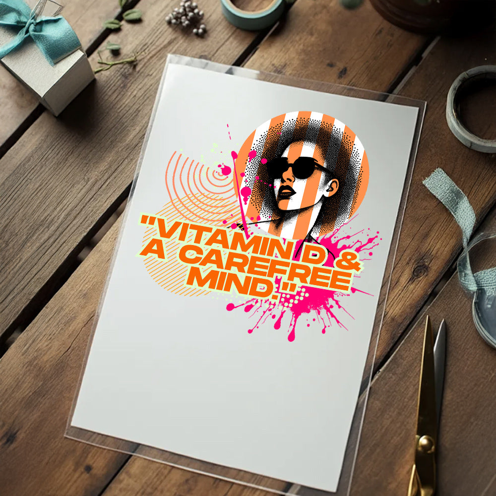 Bügelbild &quot;Vitamin D&quot;