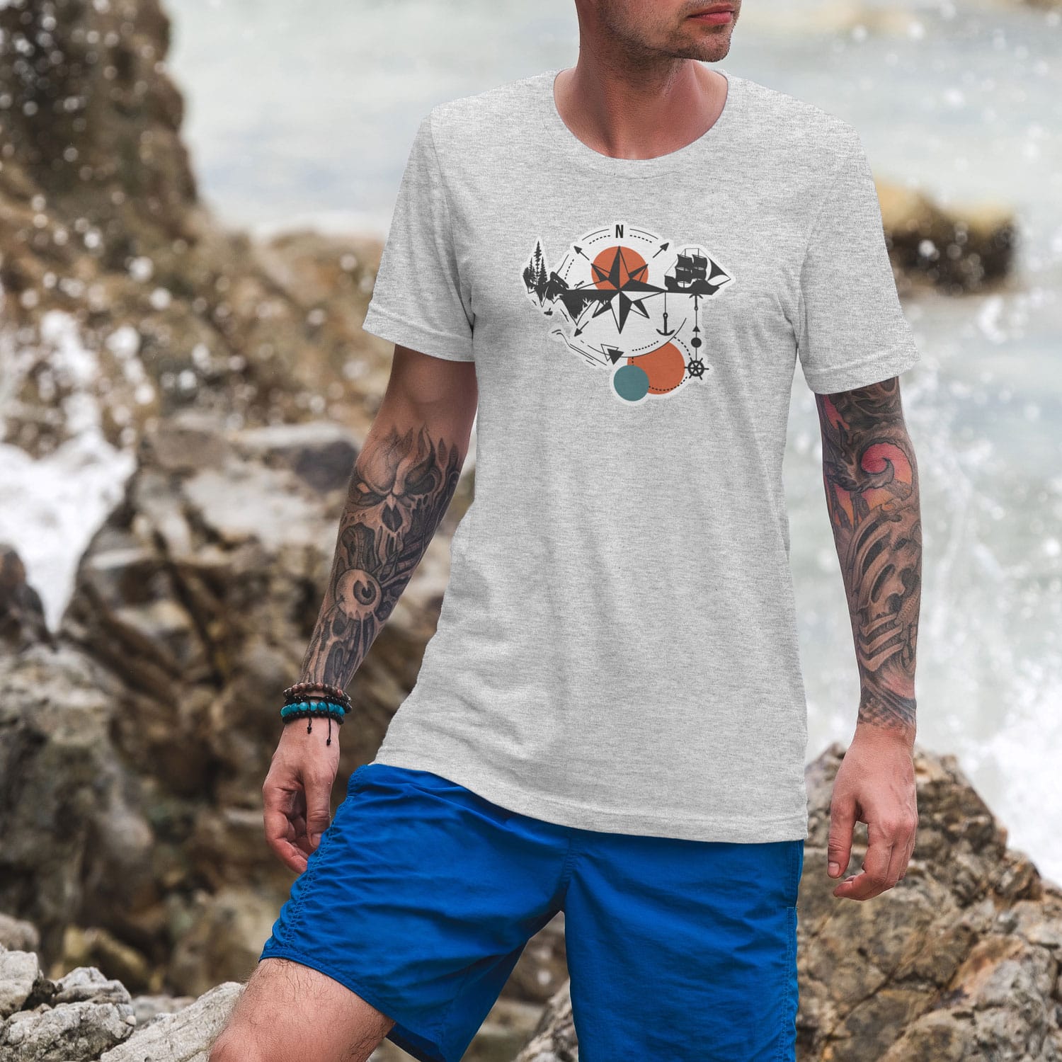 Iron on Deep Sea von Graphicjam