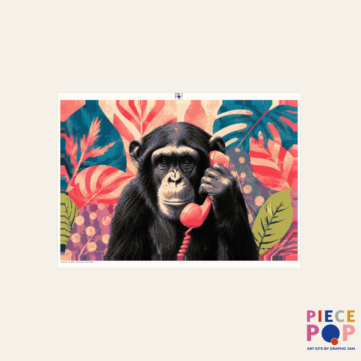 Diamond Painting - Monkey Business (Quer)