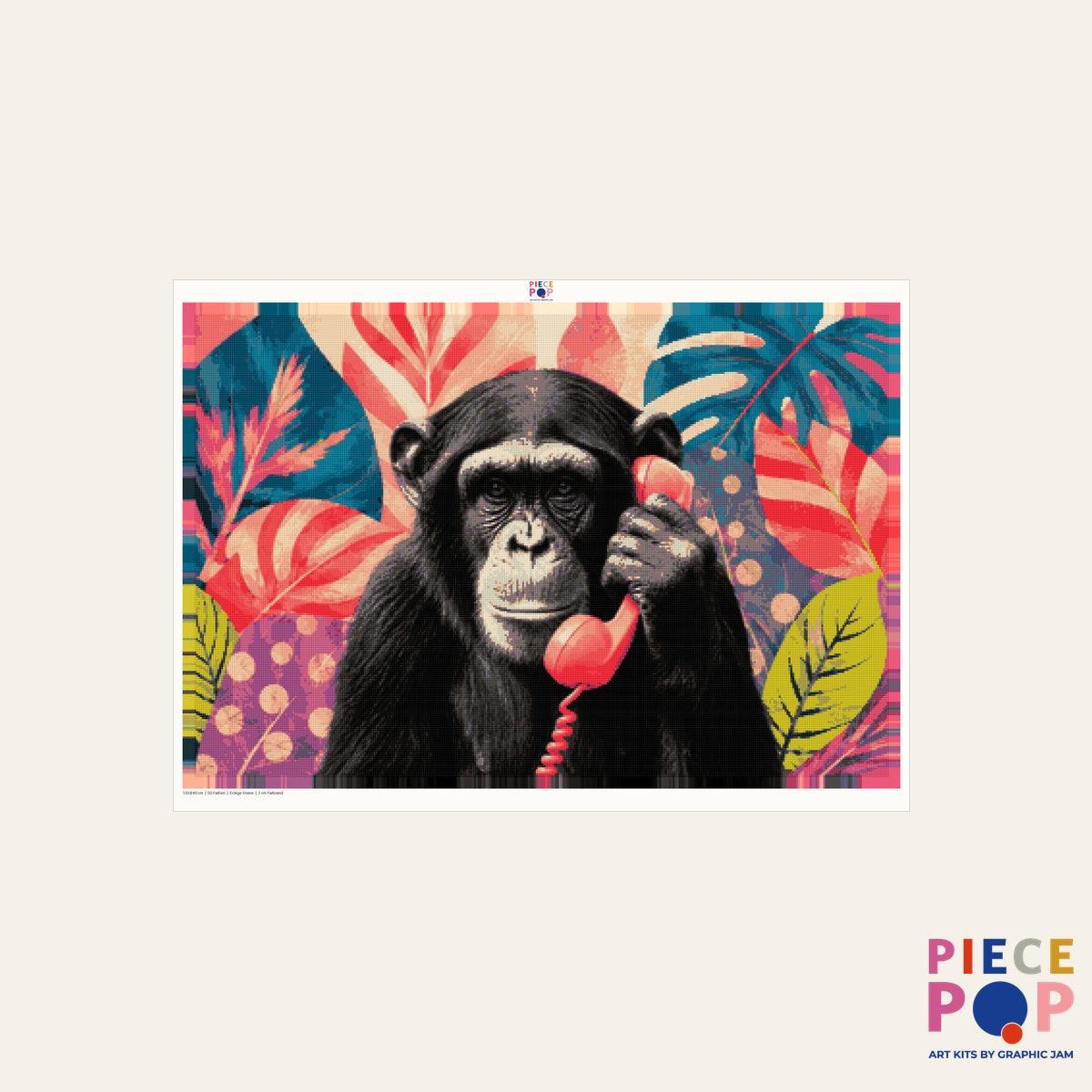 Diamond Painting - Monkey Business (Quer)
