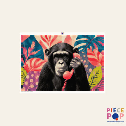 Diamond Painting - Monkey Business (Quer)