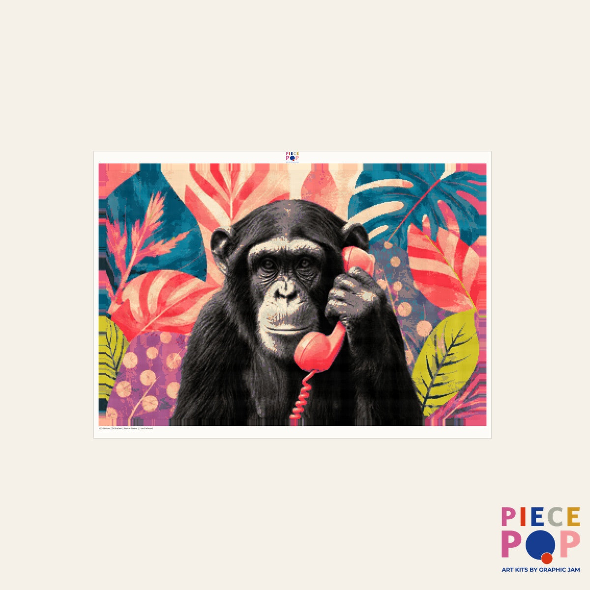 Diamond Painting - Monkey Business (Quer)