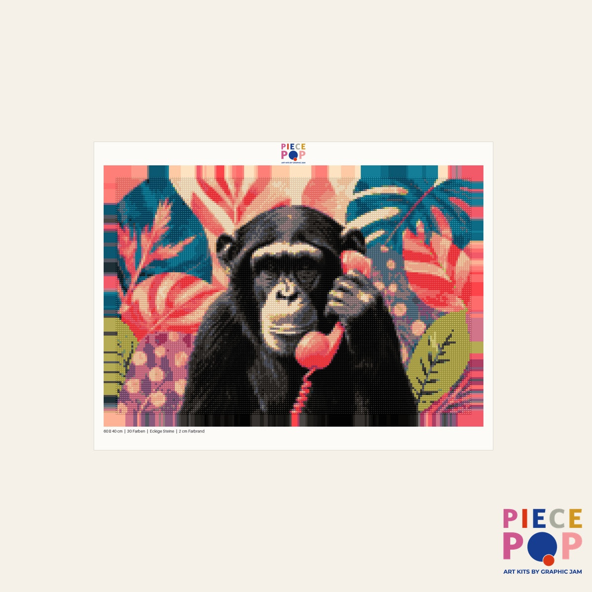 Diamond Painting - Monkey Business (Quer)