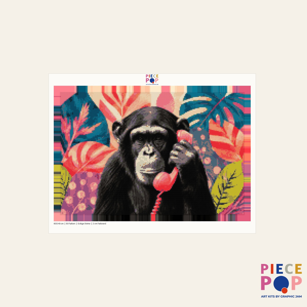 Diamond Painting - Monkey Business (Quer)