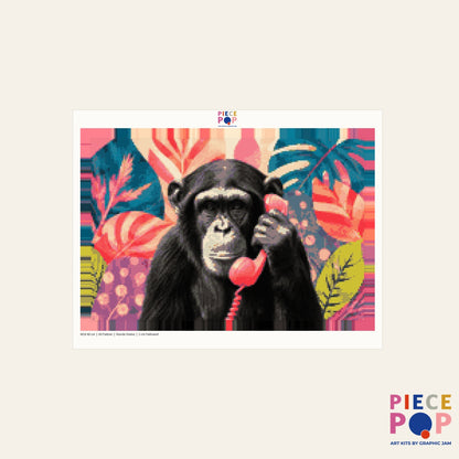 Diamond Painting - Monkey Business (Quer)