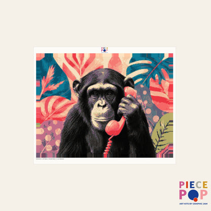 Diamond Painting - Monkey Business (Quer)