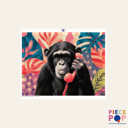 Diamond Painting - Monkey Business (Quer)