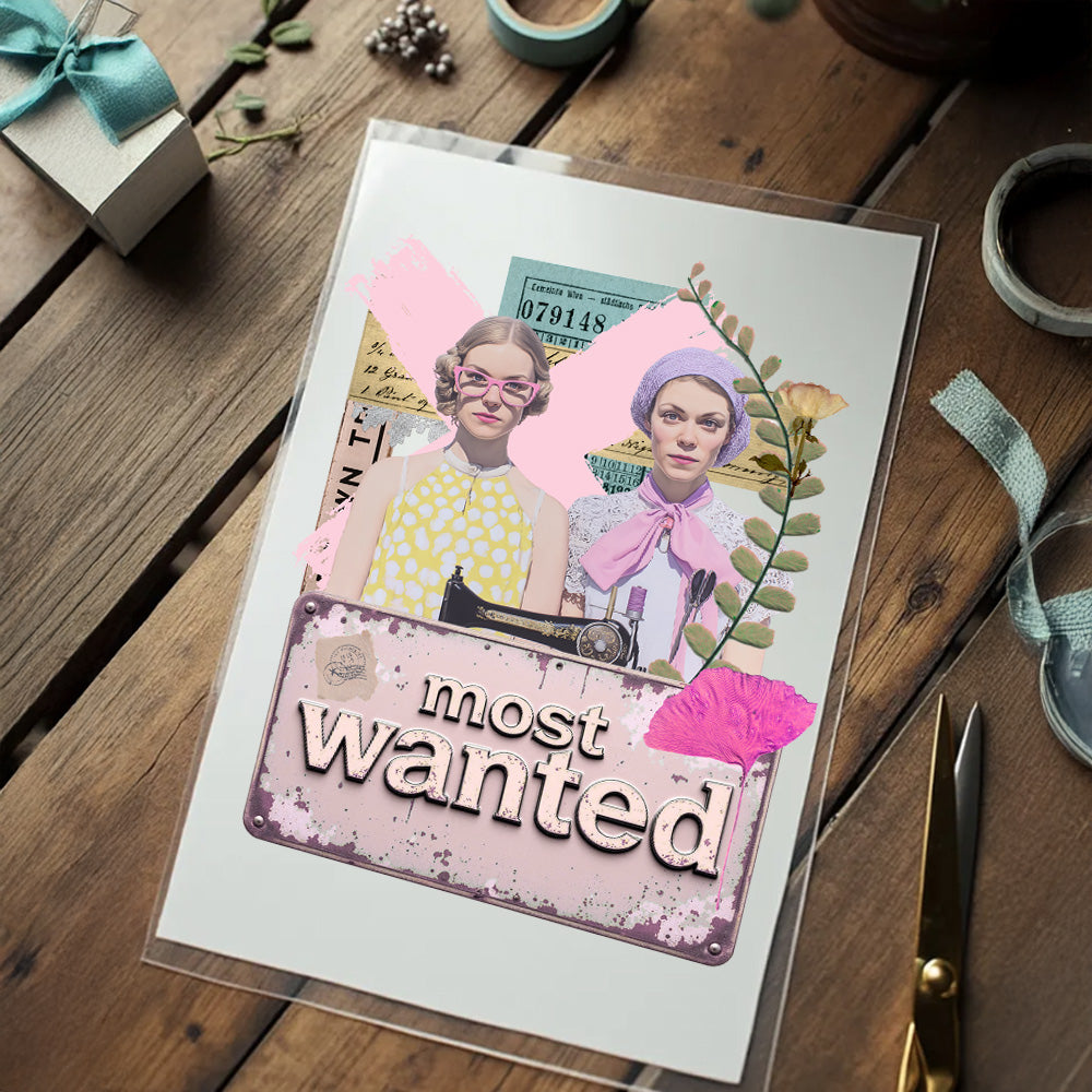 Bügelbild “most wanted”