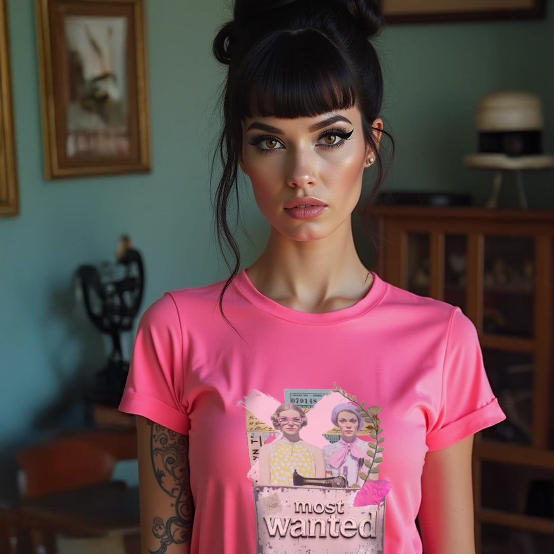Bügelbild “most wanted”