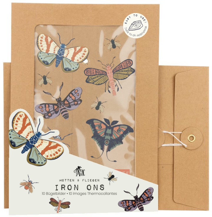 Iron ons Motten und Fliegen Graphicjam