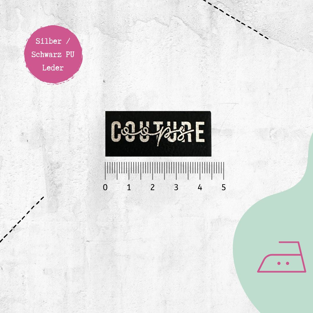 Kunstlederlabel &quot;OOps Couture&quot;