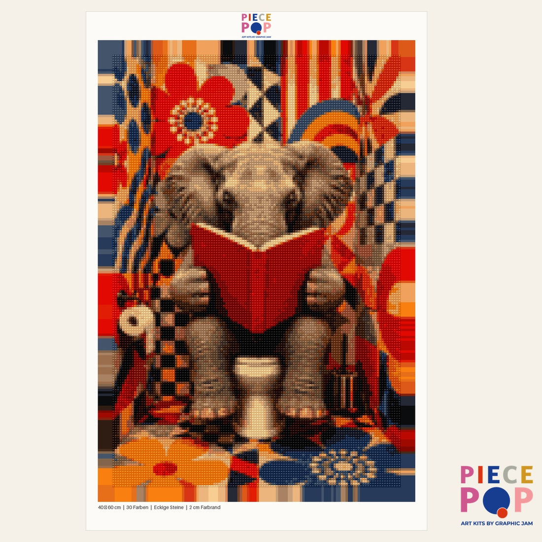 Diamond Painting - Peaceful Elephant