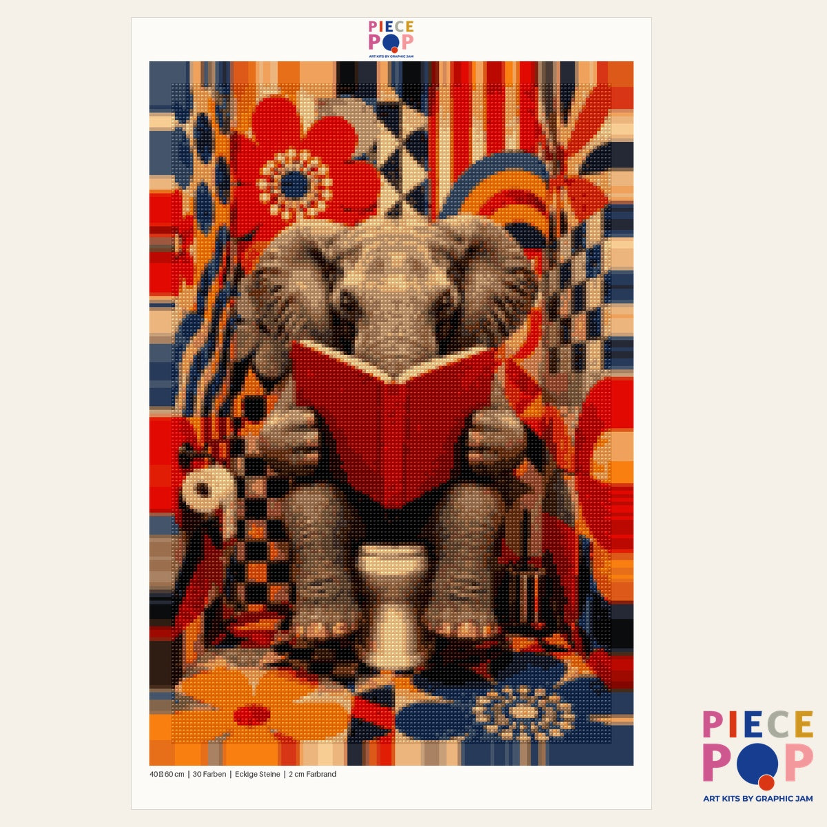 Diamond Painting - Peaceful Elephant