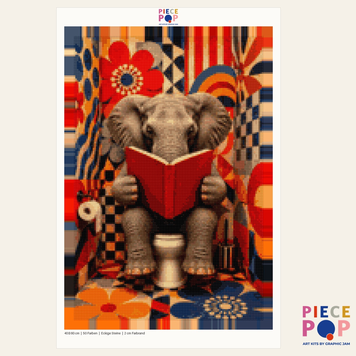 Diamond Painting - Peaceful Elephant