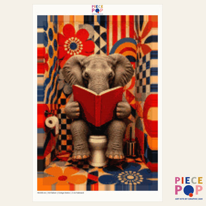 Diamond Painting - Peaceful Elephant