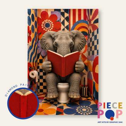 Diamond Painting - Peaceful Elephant