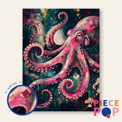 Diamond Painting - Pink Ink