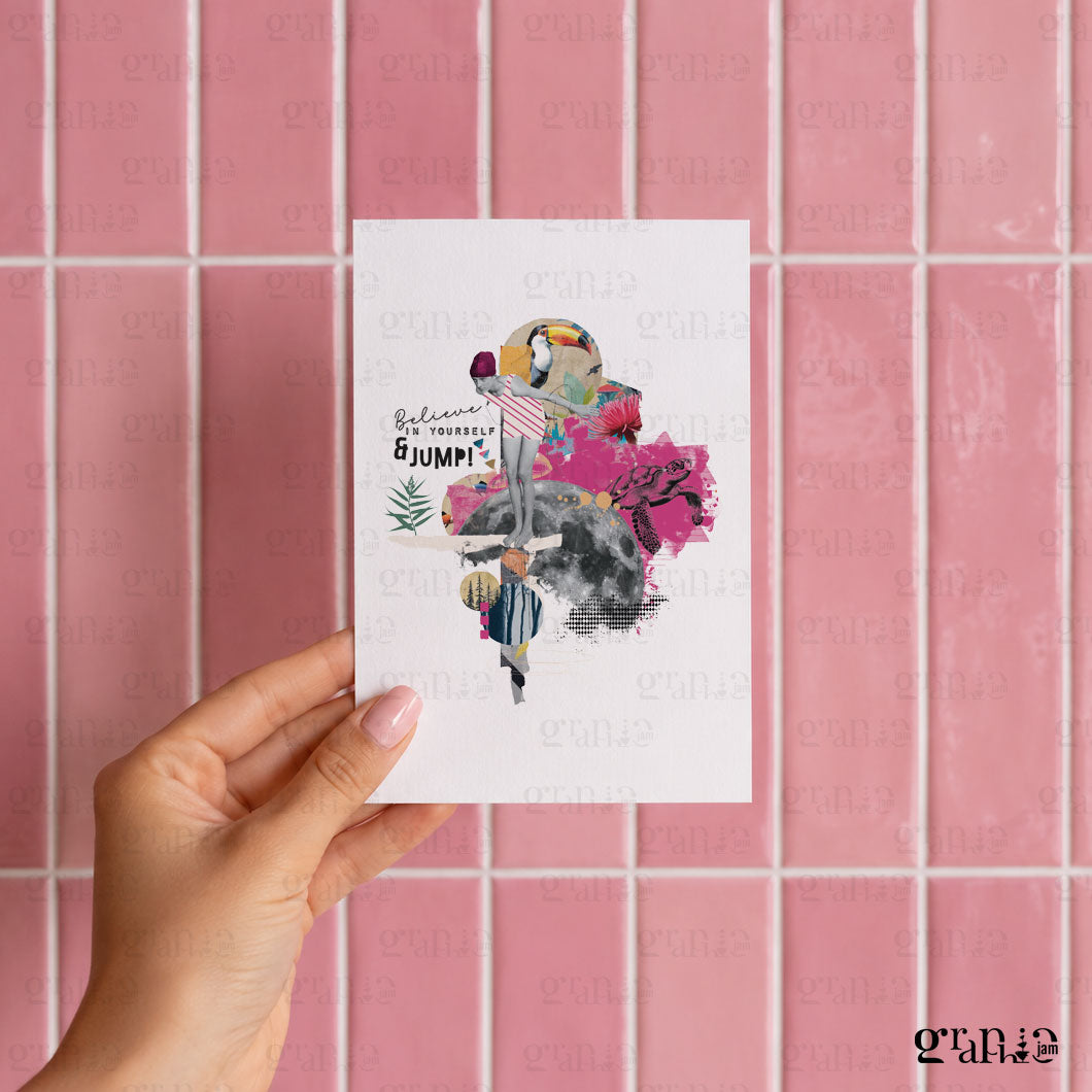 Postkarte Believe in Yourself A6