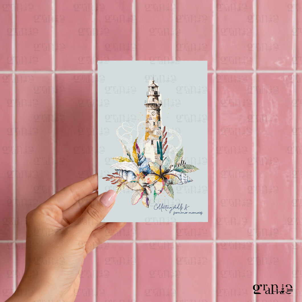 Postkarte Flowerlight A6