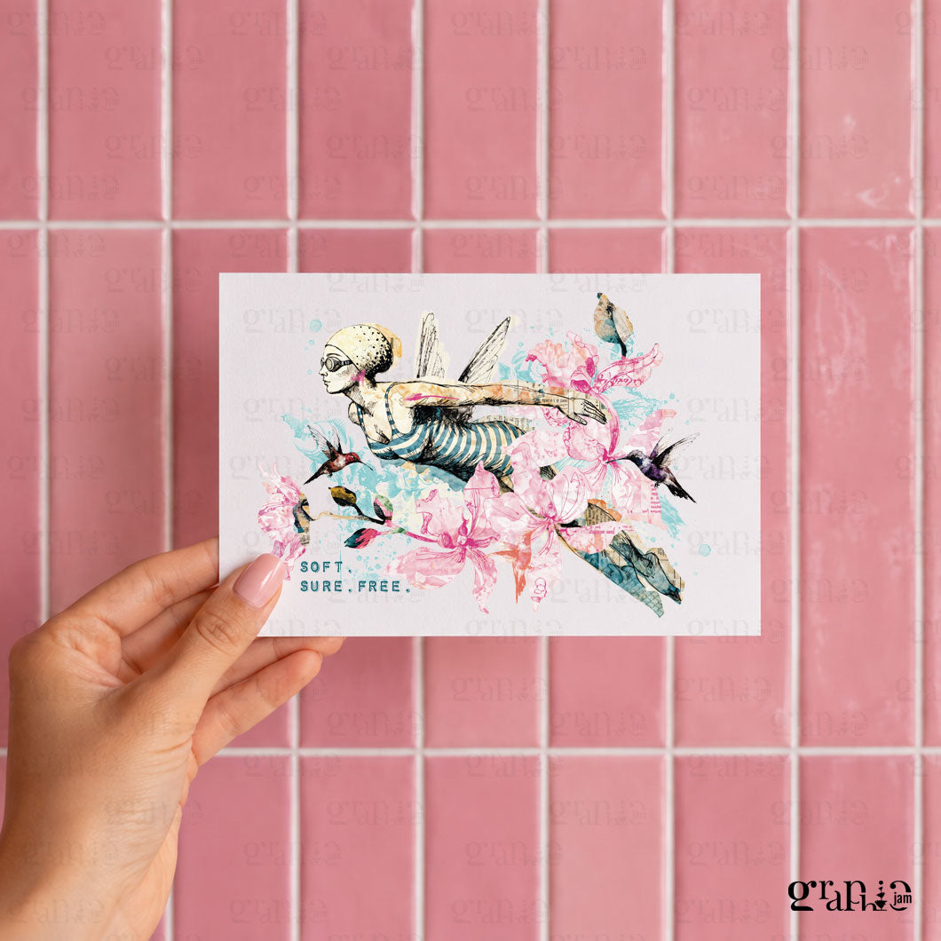 Postkarte Free Soul A6