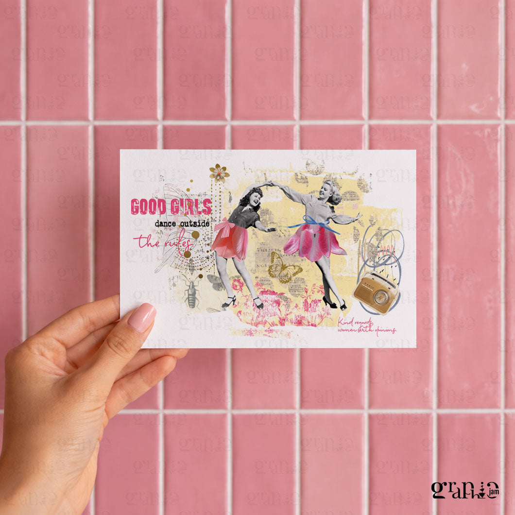 Postkarte Good Girls A6 | Vorbestellung