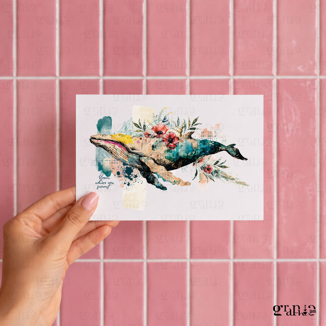 Postkarte Poppywale A6