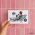 Postkarte Flowerlight A6 von Graphic Jam