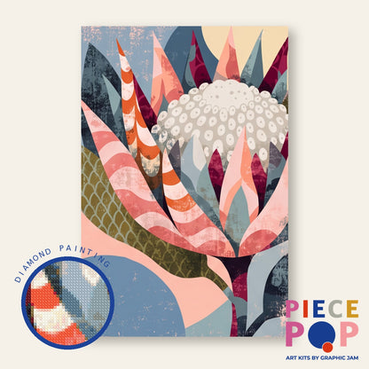 Diamond Painting - Coral Protea