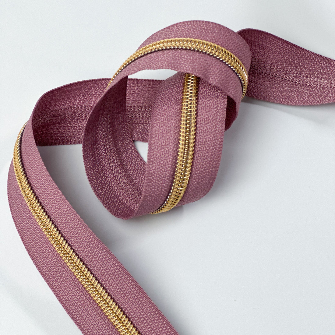 Reißverschluss Endlos Dusty Rose Gold