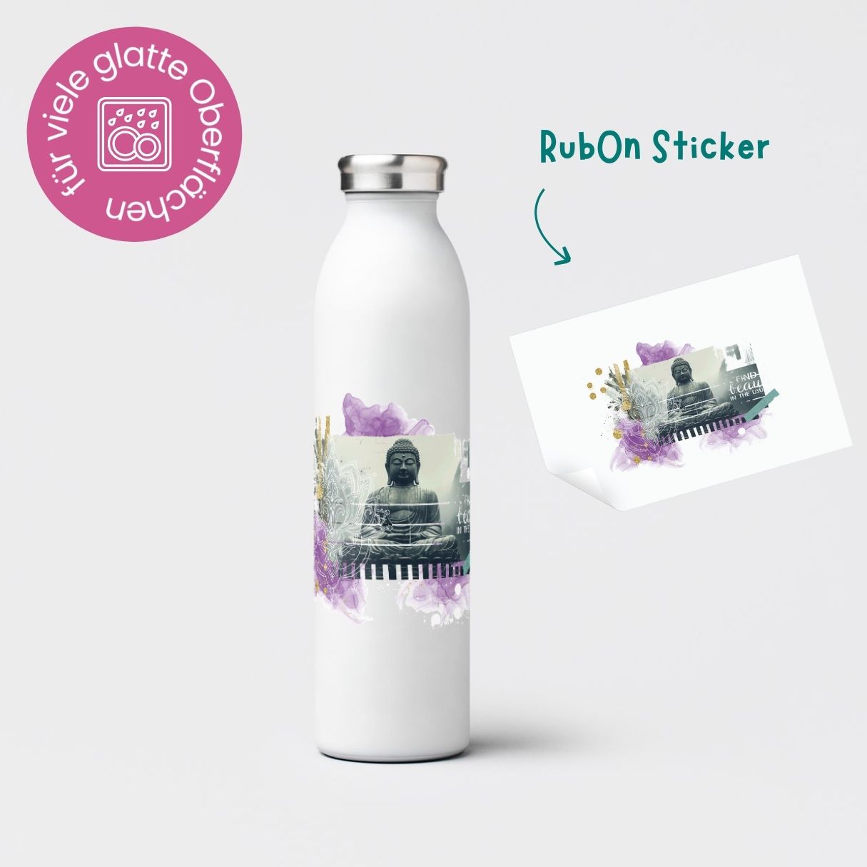 Rub-On Sticker "Buddha"
