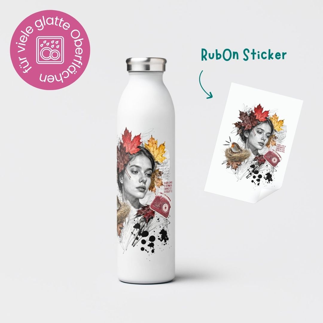 Rub-On Sticker "Beautiful Change"
