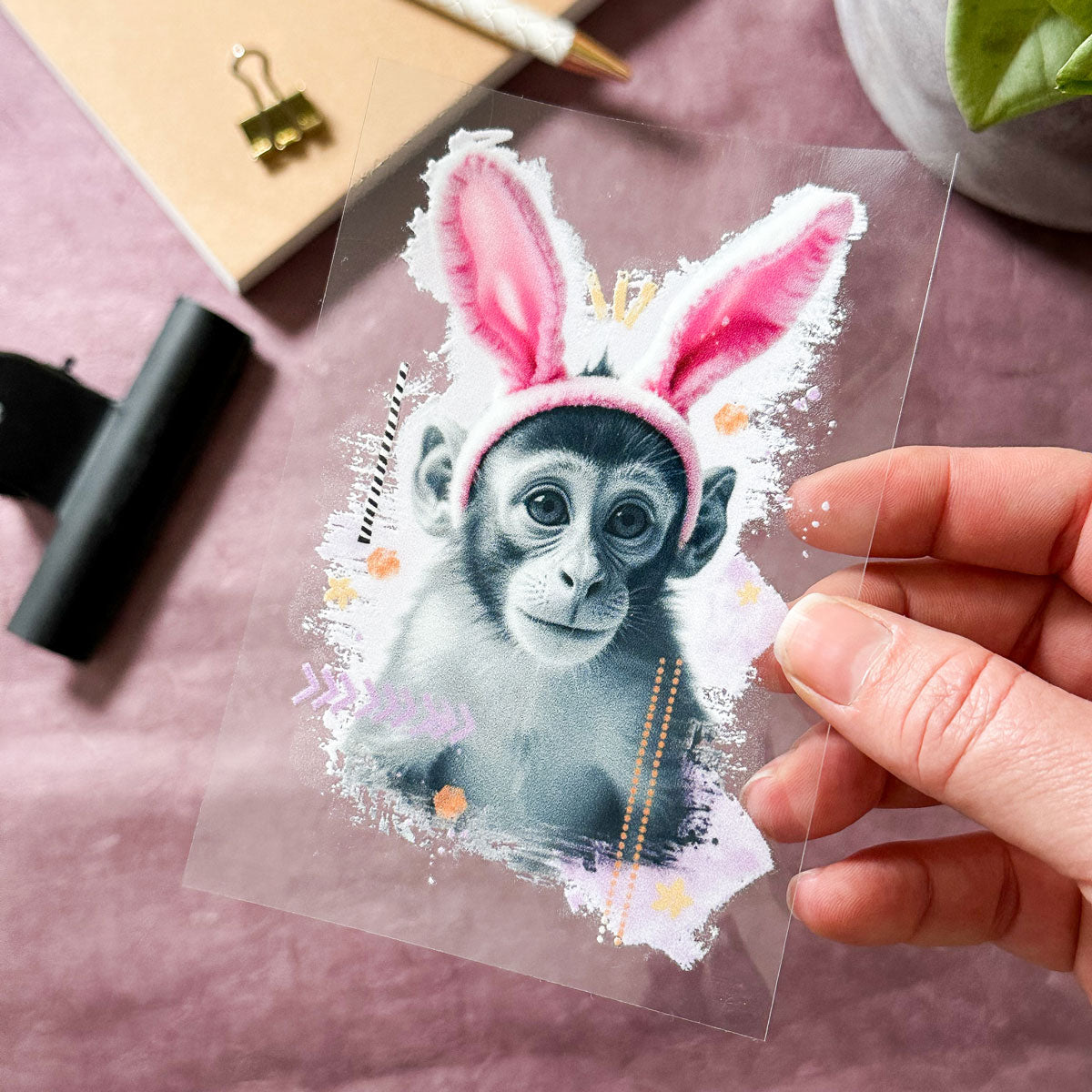 Rub-On Sticker &quot;Fluffy Easter&quot;