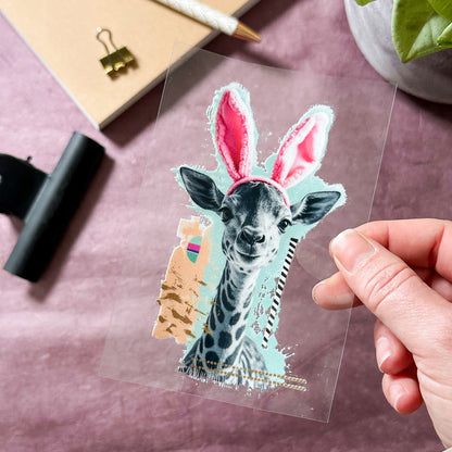 Rub-On Sticker &quot;Fluffy Easter&quot;