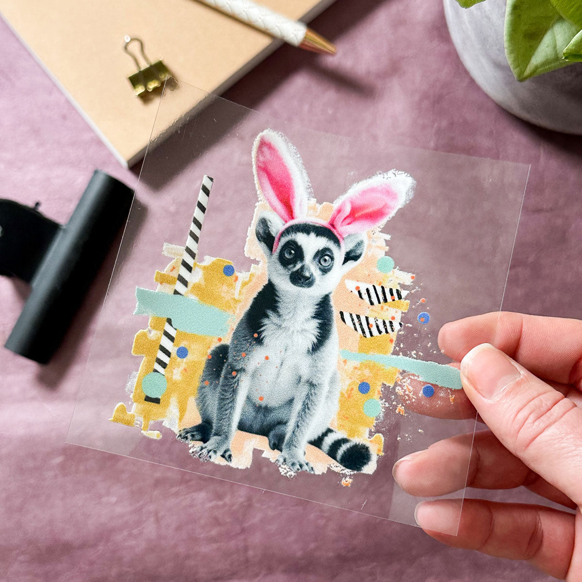 Rub-On Sticker &quot;Fluffy Easter&quot;