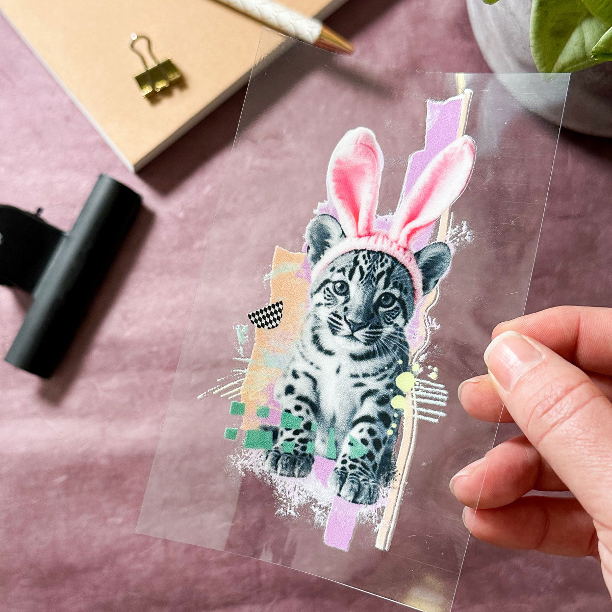 Rub-On Sticker &quot;Fluffy Easter&quot;