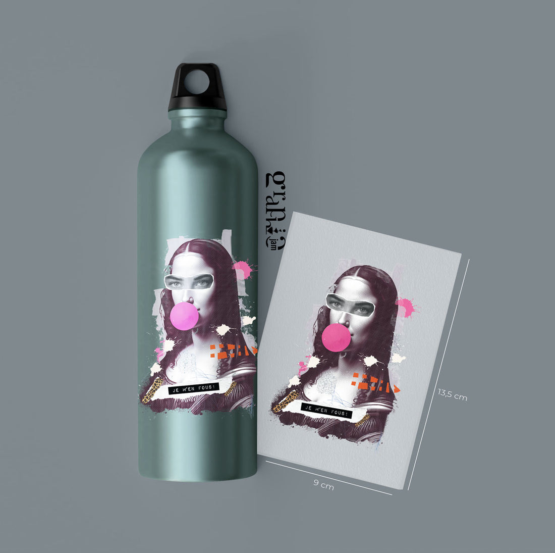 Rub-On Sticker &quot;Je m&