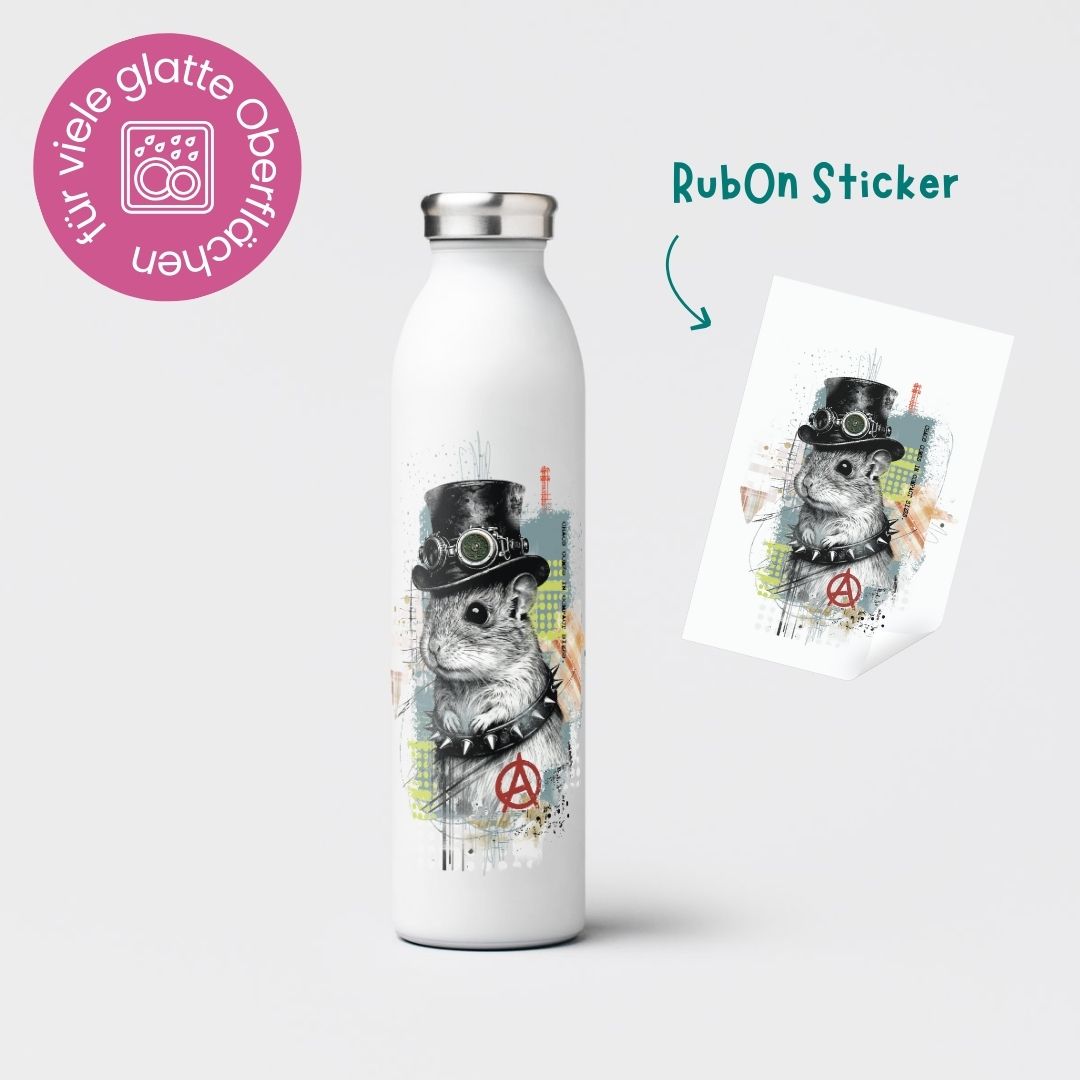 Rub-On Sticker "Mini Rebel"