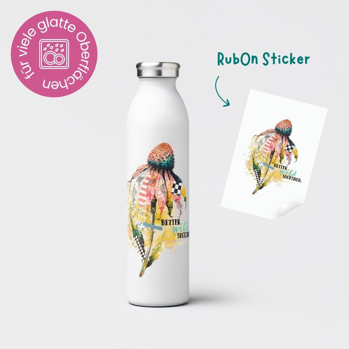 Blumen Rubon Grossflächiges Motiv
