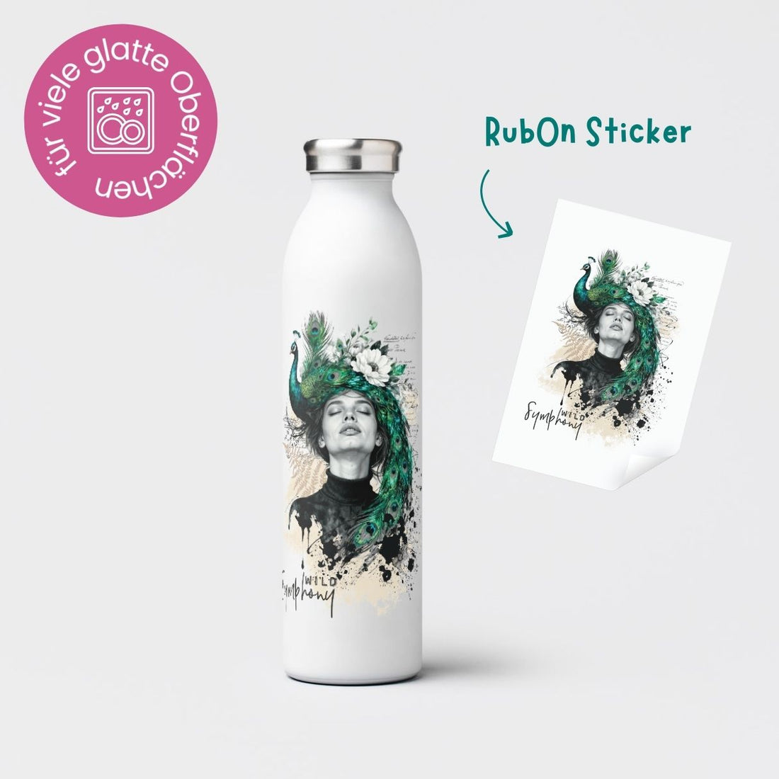 Rub-On Sticker "Wild Symphony"