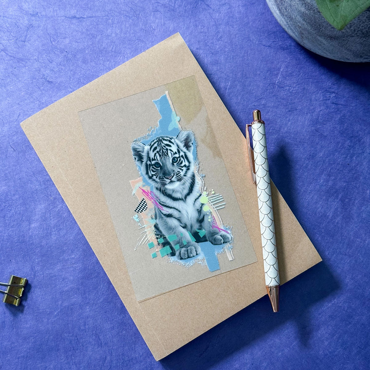 Rub-On Sticker "Cuties - Tiger"