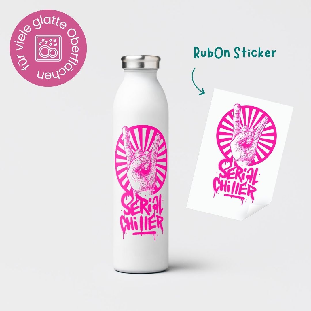 Rub-On Sticker &quot;Serial Chiller&quot;