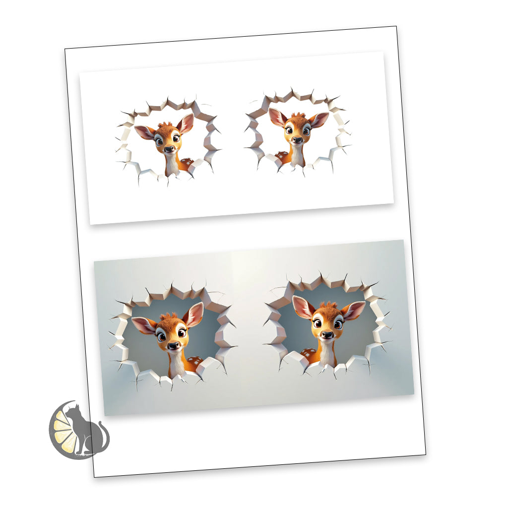 Sweet Deer Digi Sublipapers - Graphic Jam 